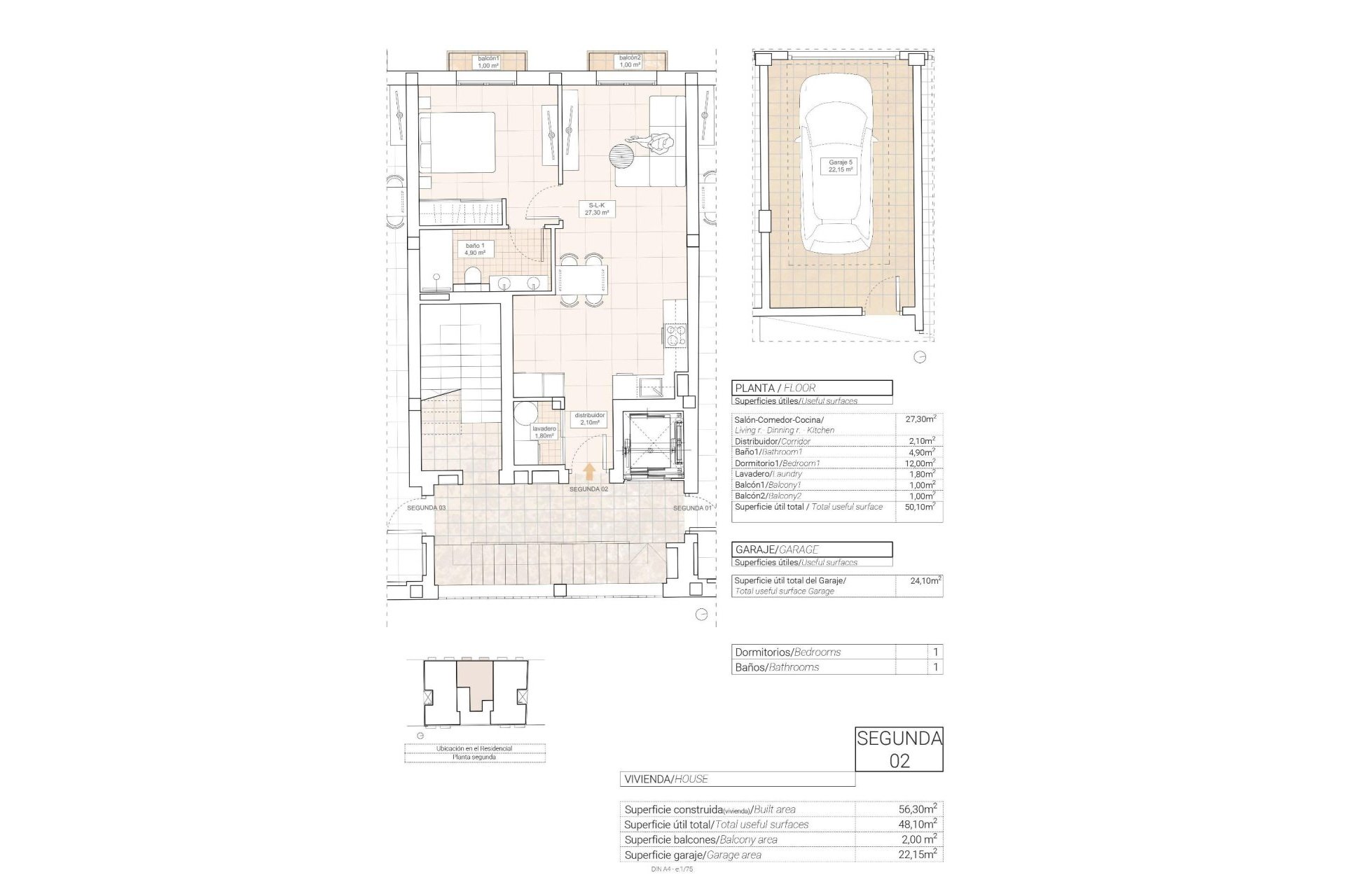 New Build - Apartment - Hondón de las Nieves - Pueblo