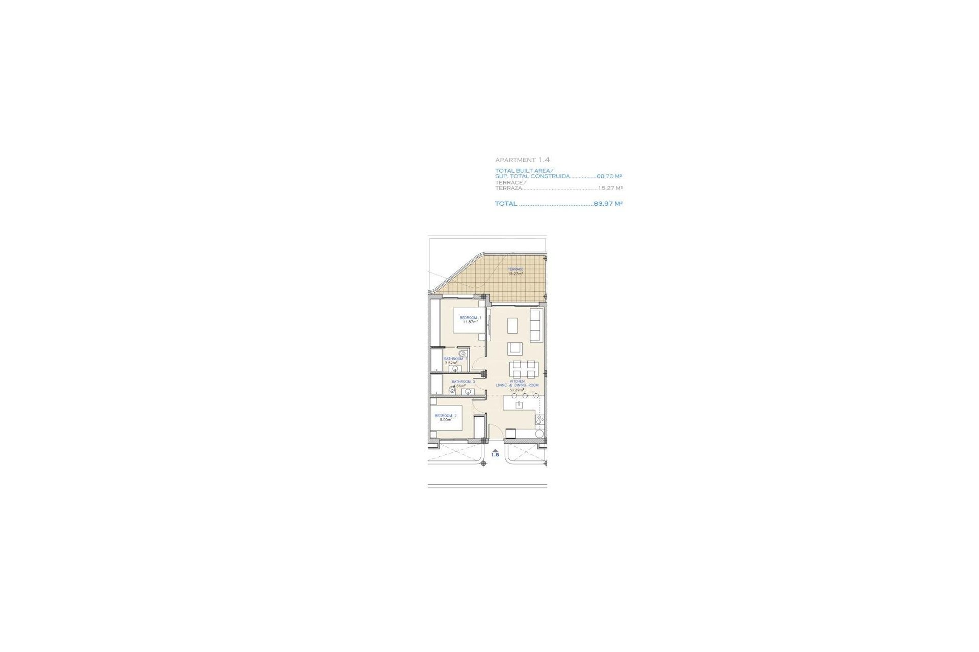 New Build - Apartment - Los Alcazares - Serena Golf