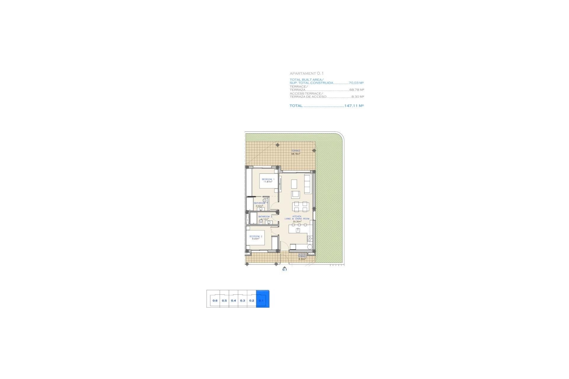 New Build - Apartment - Los Alcazares - Serena Golf