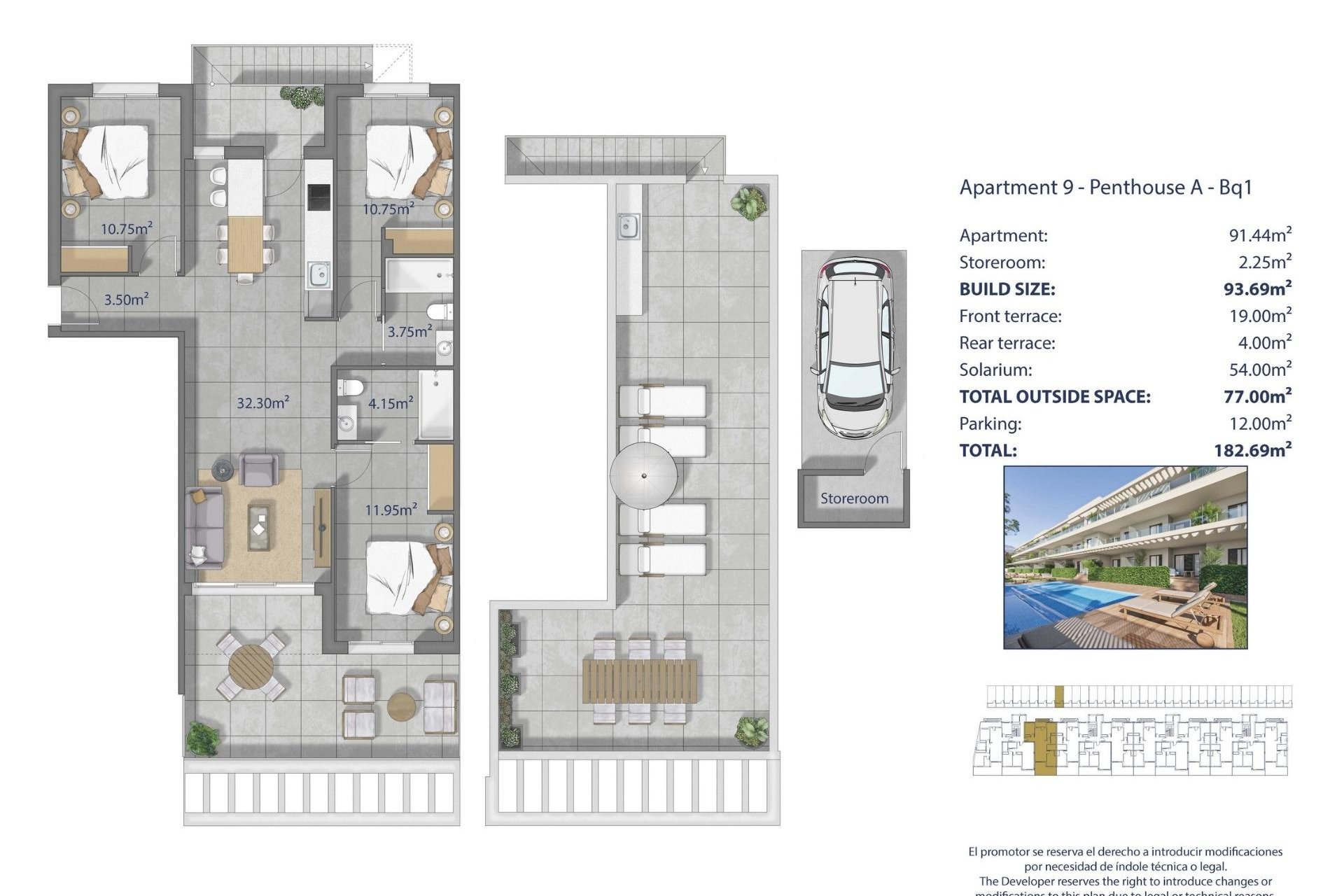 New Build - Penthouse - Los Alcazares - Los Narejos