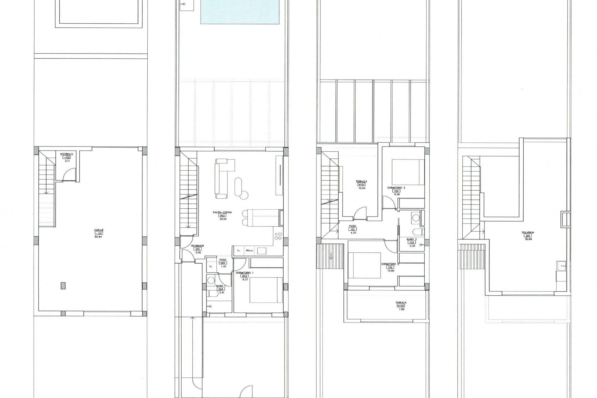 New Build - Town House - Los Alcazares - Serena Golf