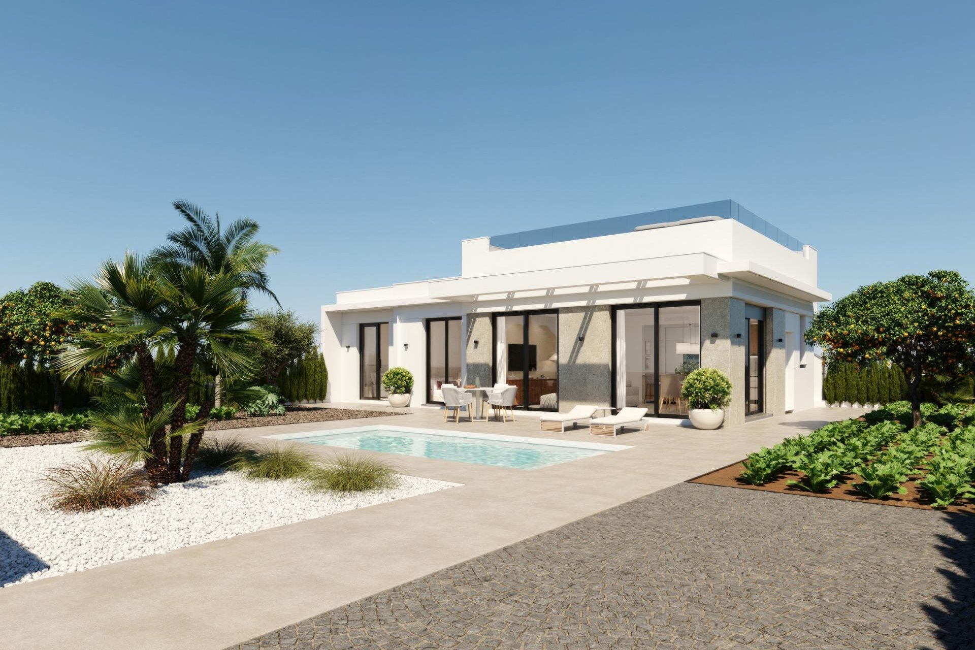 New Build - Villa - Fuente Álamo - Hacienda Del Álamo Golf