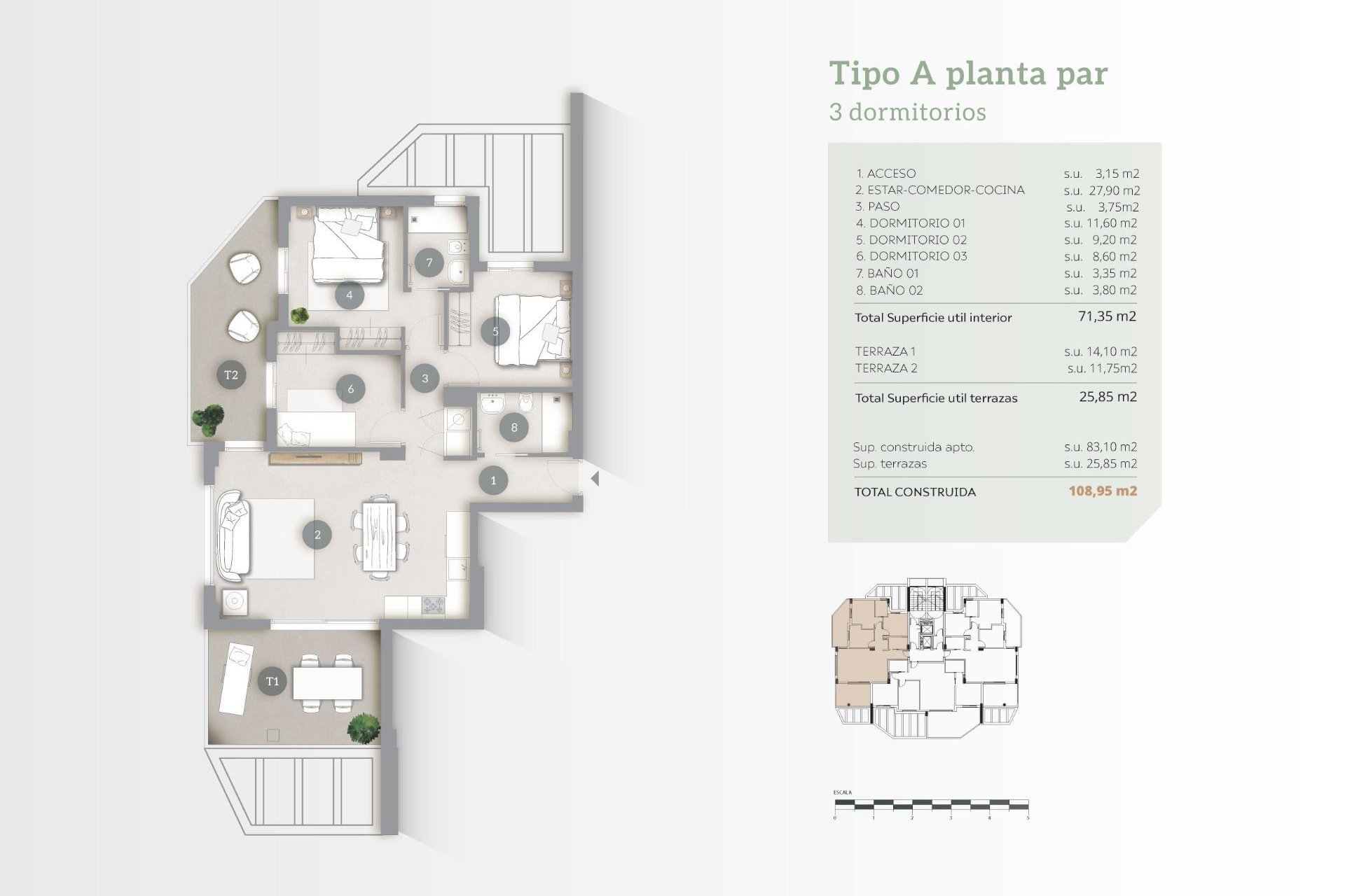 Nieuwbouw Woningen - Apartment - Calpe - Playa Cantal Roig