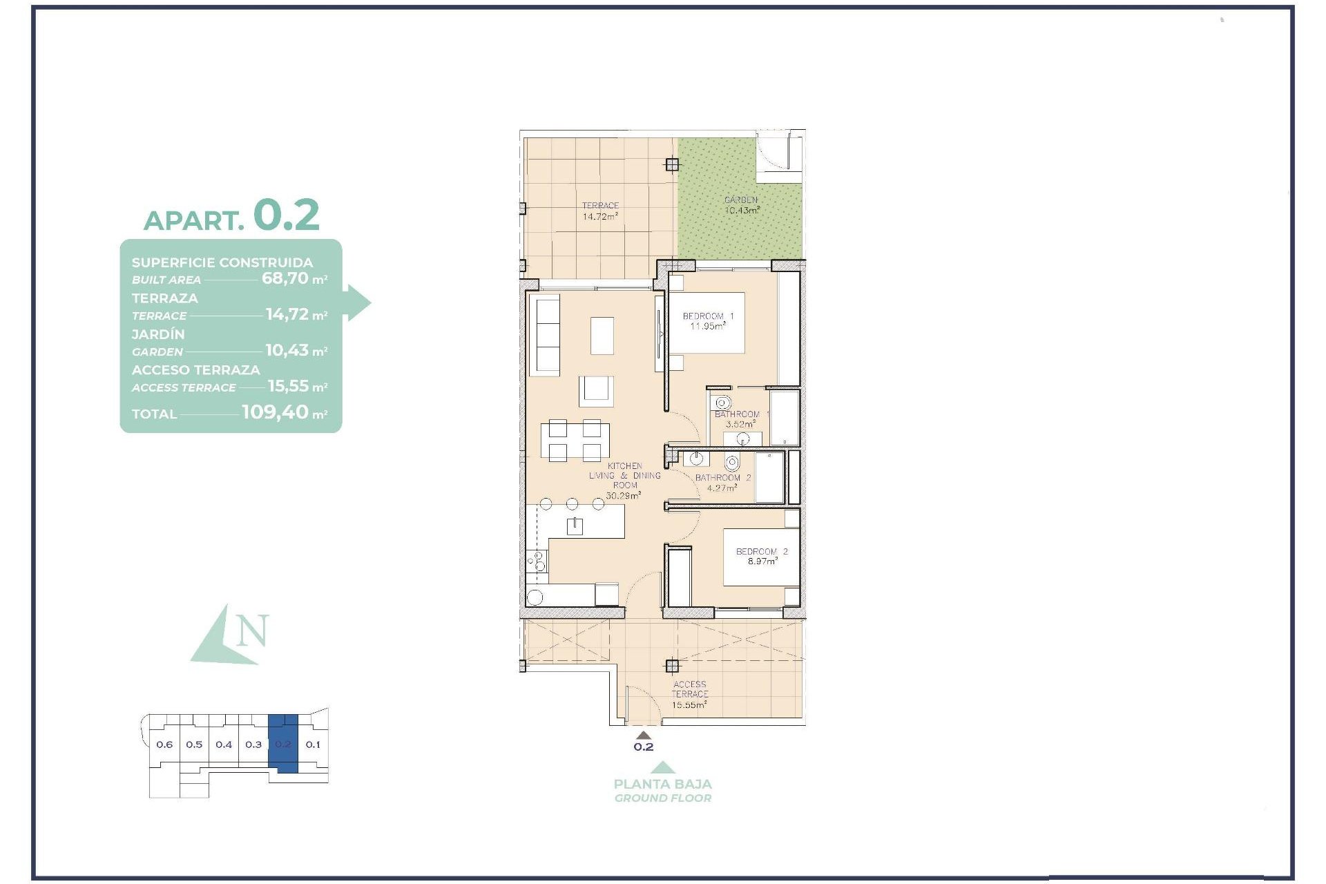 Nieuwbouw Woningen - Apartment - Los Alcazares - Serena Golf