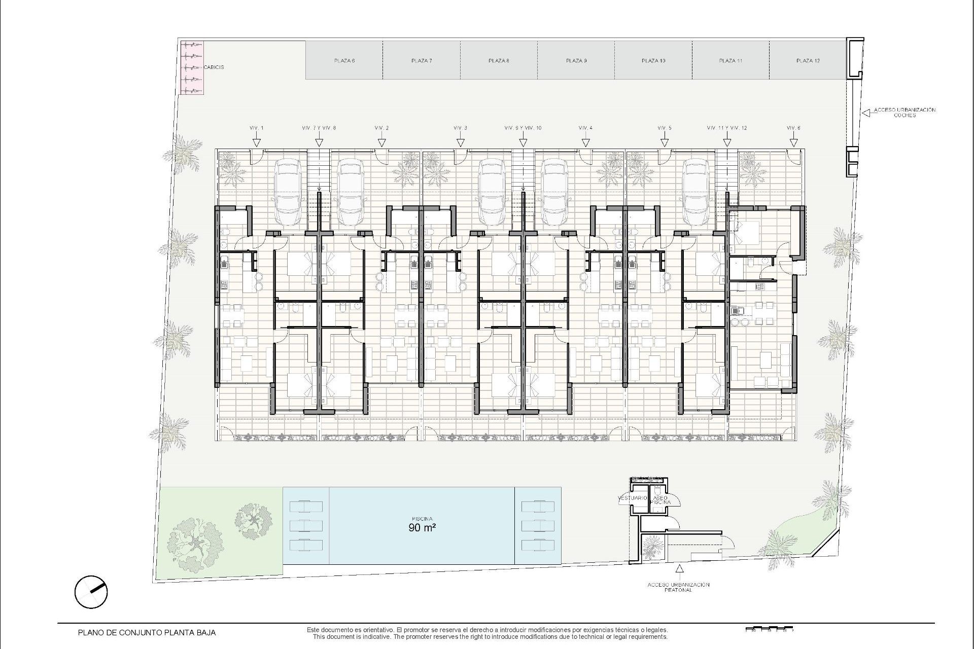 Nieuwbouw Woningen - Bungalow - Pilar de la Horadada - pueblo