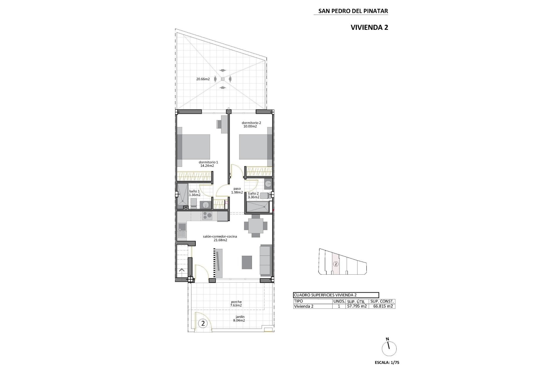 Nieuwbouw Woningen - Bungalow - San Pedro del Pinatar - Los Cuarteros