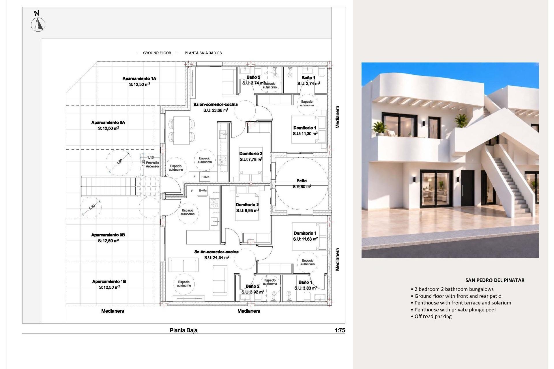 Nieuwbouw Woningen - Bungalow - San Pedro del Pinatar - Los Peñascos