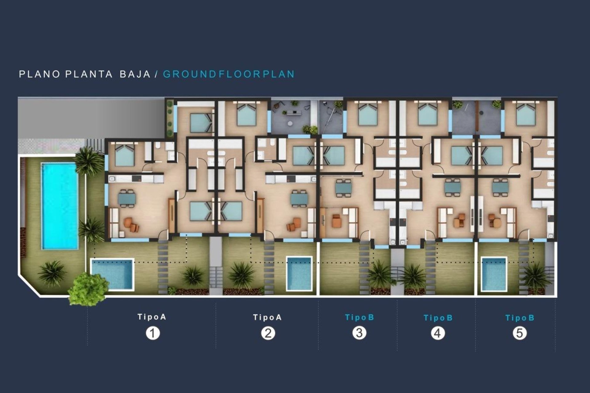 Nieuwbouw Woningen - Bungalow - San Pedro del Pinatar - Los Pinos