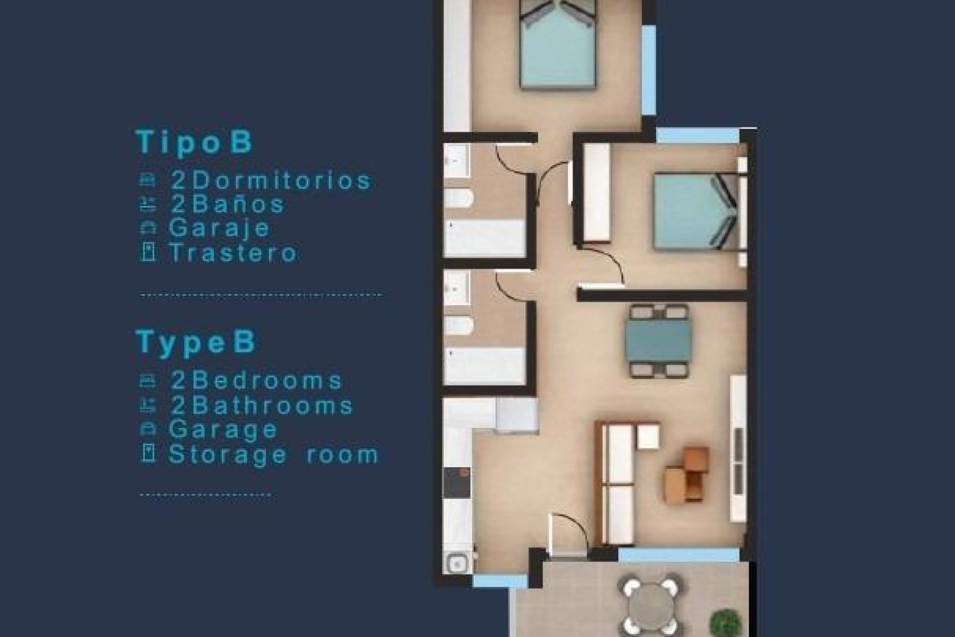 Nieuwbouw Woningen - Bungalow - San Pedro del Pinatar - Los Pinos