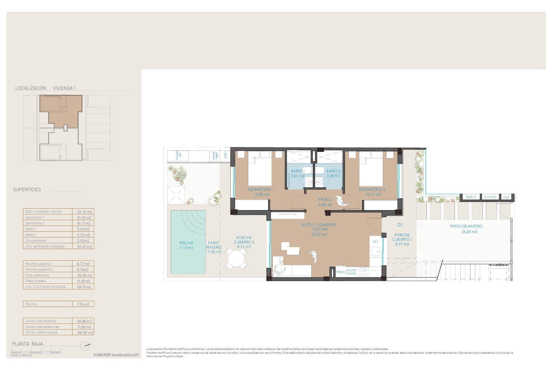 Nieuwbouw Woningen - Bungalow - San Pedro del Pinatar - Molino de Chirrete