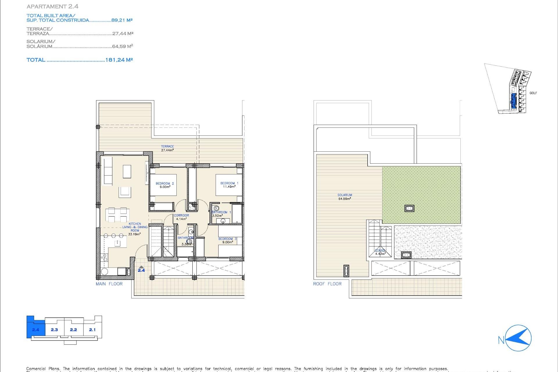 Nieuwbouw Woningen - Penthouse - Los Alcazares - Serena Golf