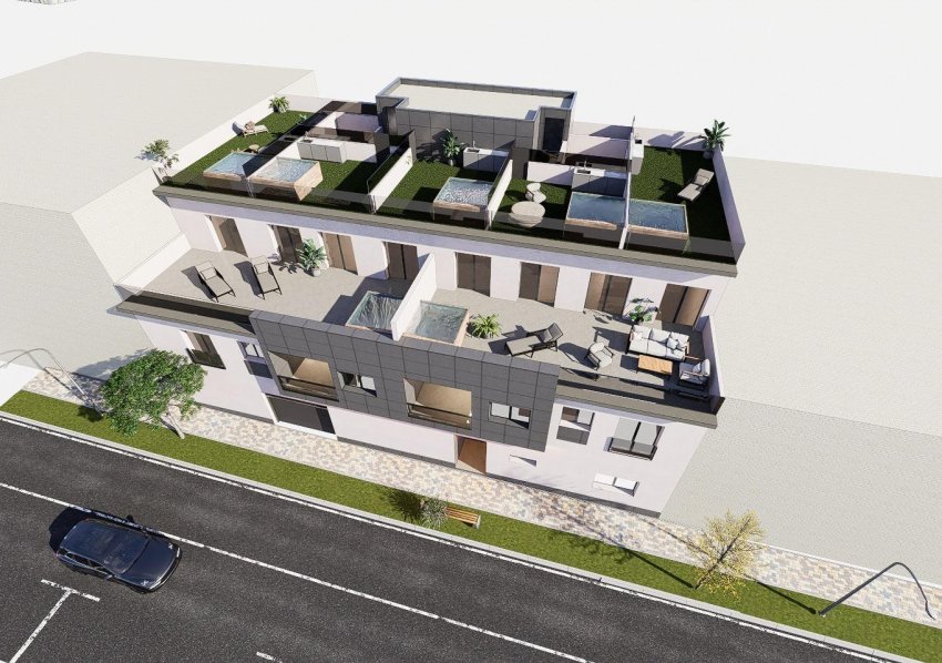 Nieuwbouw Woningen - Penthouse - Pilar de la Horadada - pueblo