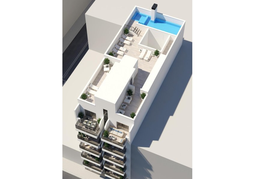 Nieuwbouw Woningen - Penthouse - Torrevieja - Playa de El Cura