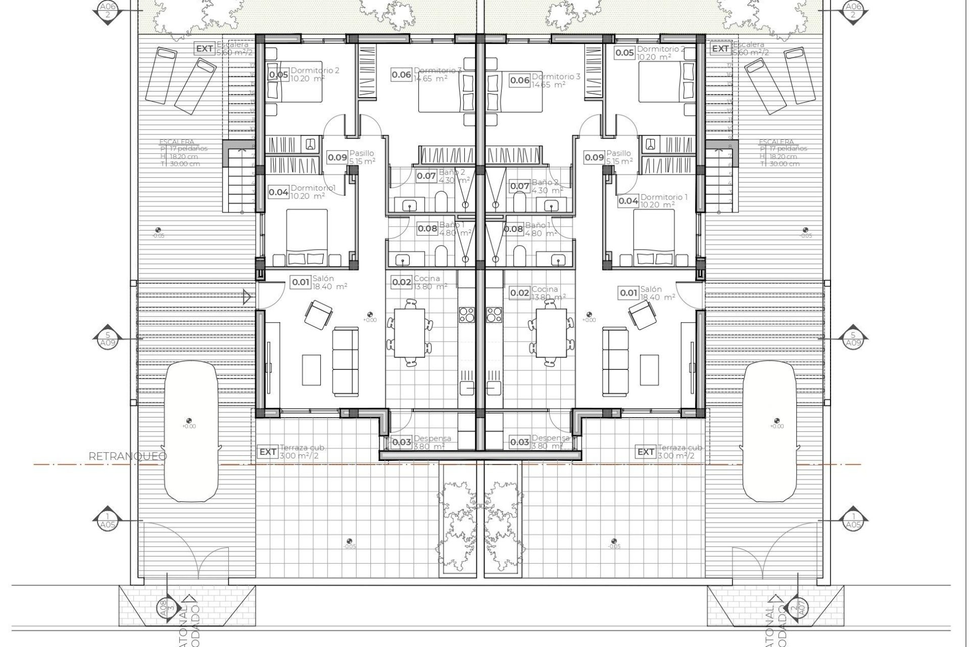 Nieuwbouw Woningen - Villa - Puerto de Mazarron - Caleñares