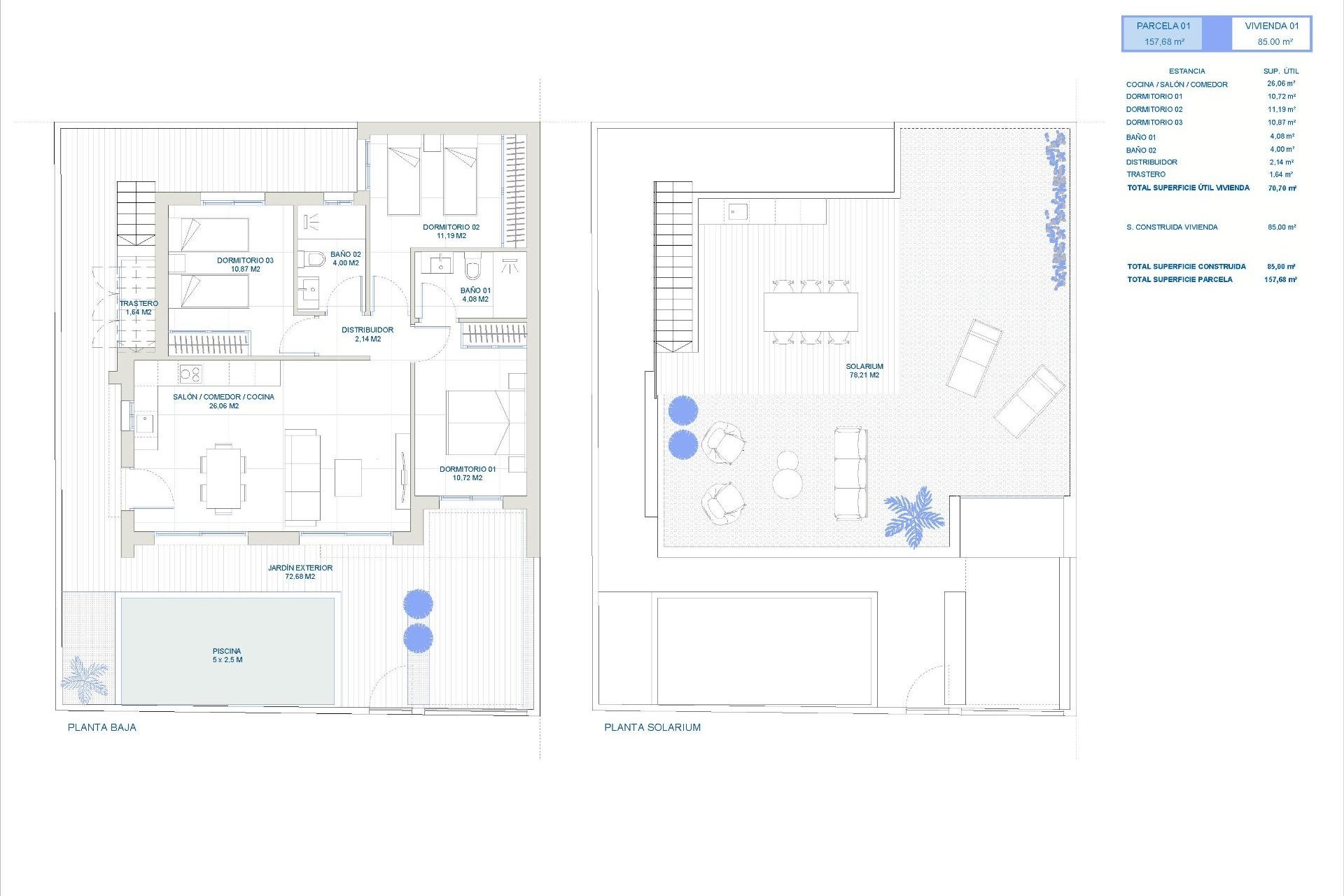 Nieuwbouw Woningen - Villa - Torre Pacheco - Roldán