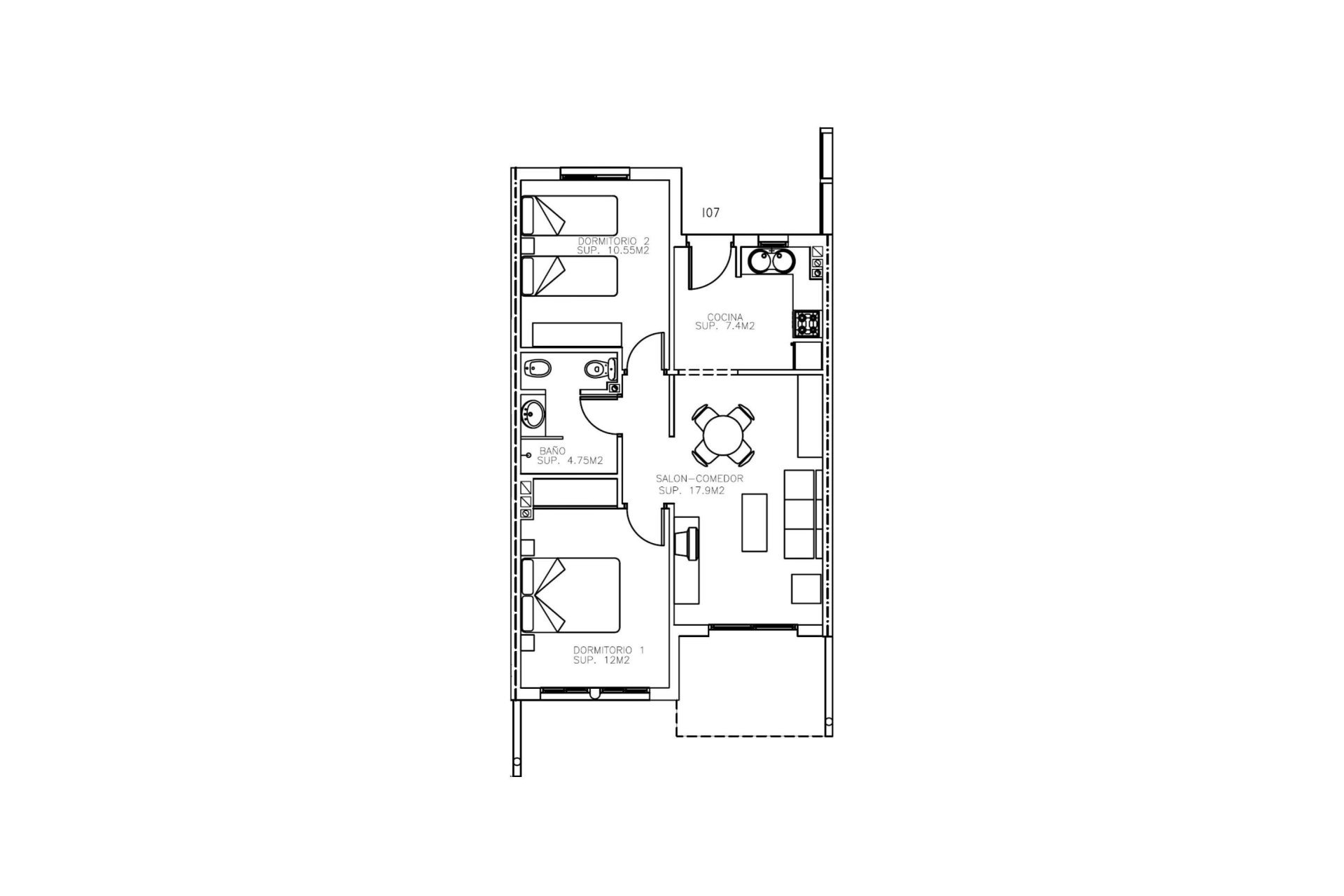 Nouvelle construction - Apartment - Aguilas - Collados