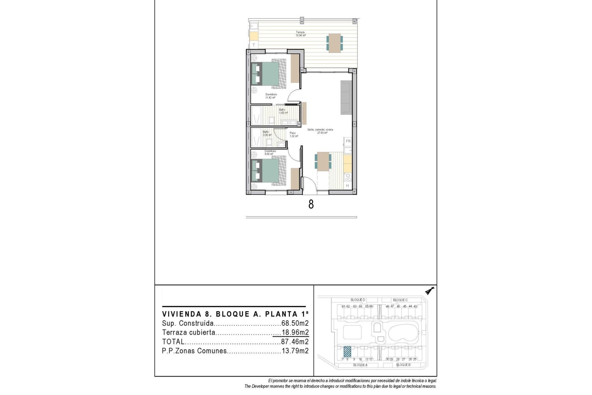 Nouvelle construction - Apartment - Torre Pacheco - San Cayetano