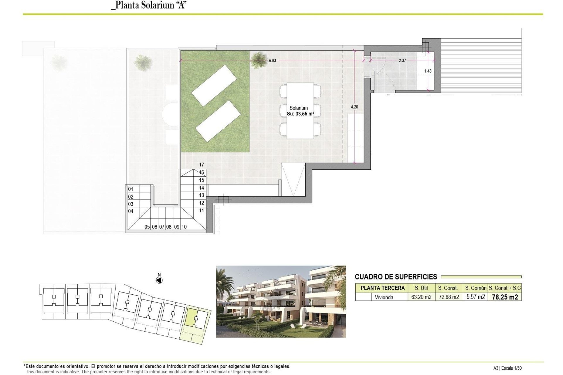 Nouvelle construction - Attique - Alhama De Murcia - Condado De Alhama