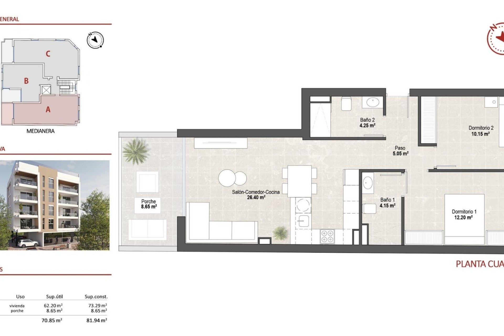 Nouvelle construction - Attique - San Pedro del Pinatar - Lo Pagan