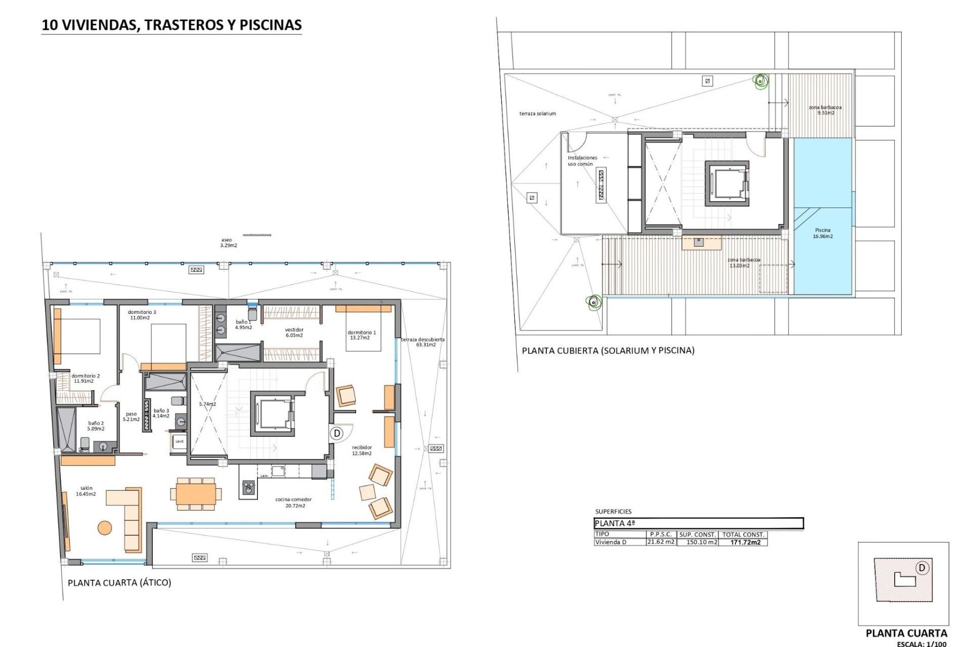 Nouvelle construction - Attique - San Pedro del Pinatar - Lo Pagan