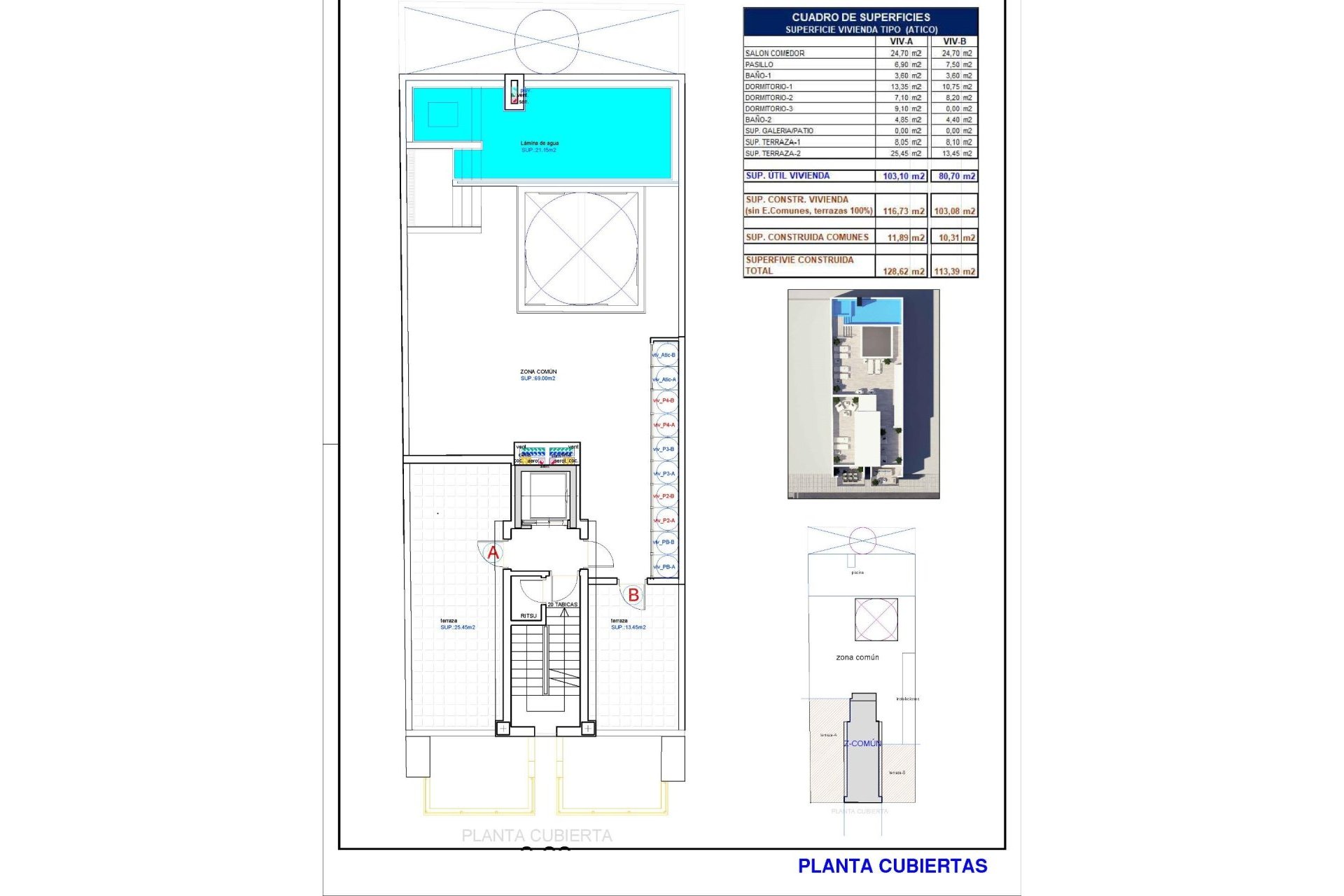 Nouvelle construction - Attique - Torrevieja - Playa de El Cura