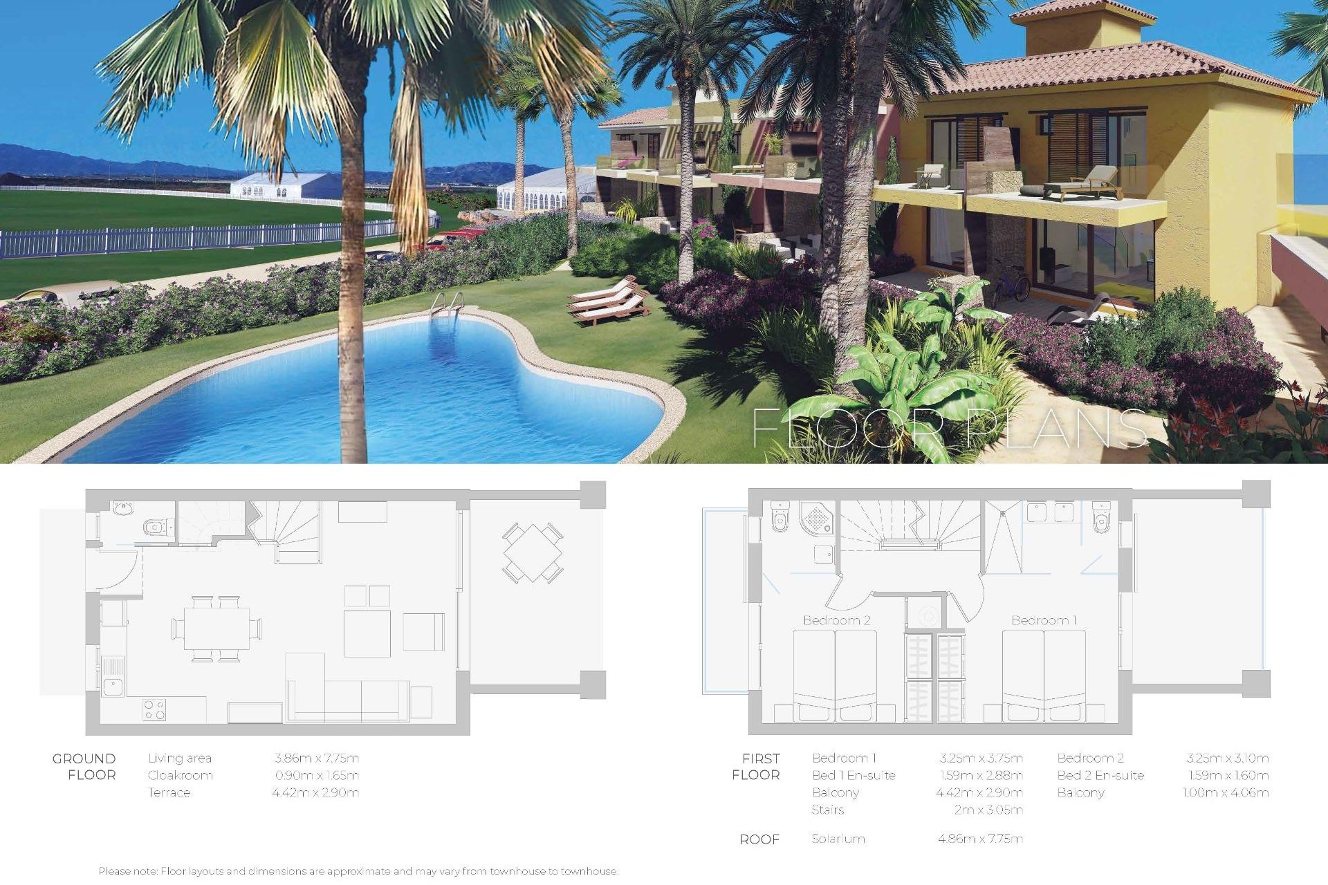 Nouvelle construction - Town House - Cuevas Del Almanzora - Desert Springs Golf Club