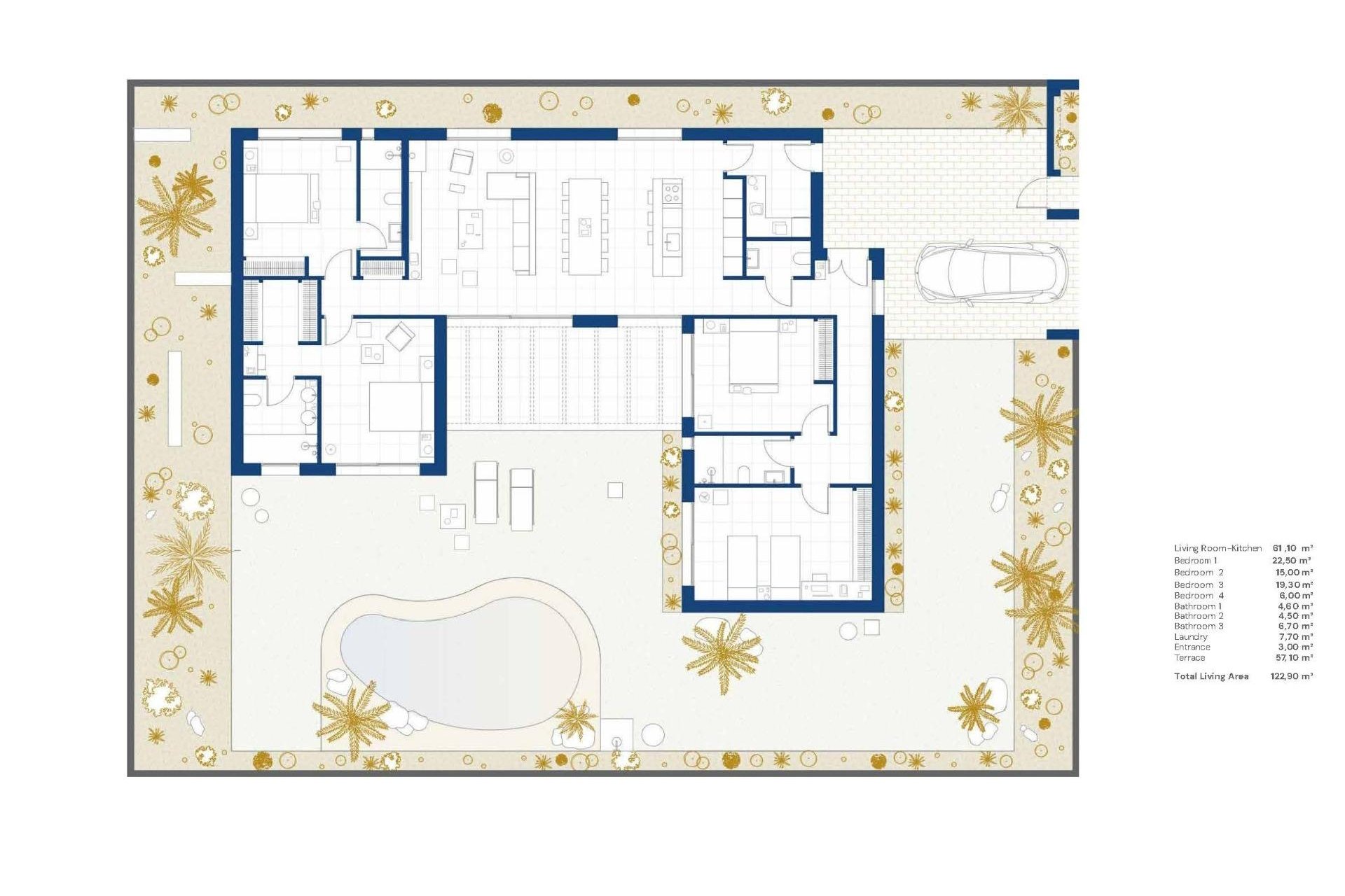 Nouvelle construction - Villa - Baños y Mendigo - Altaona Golf