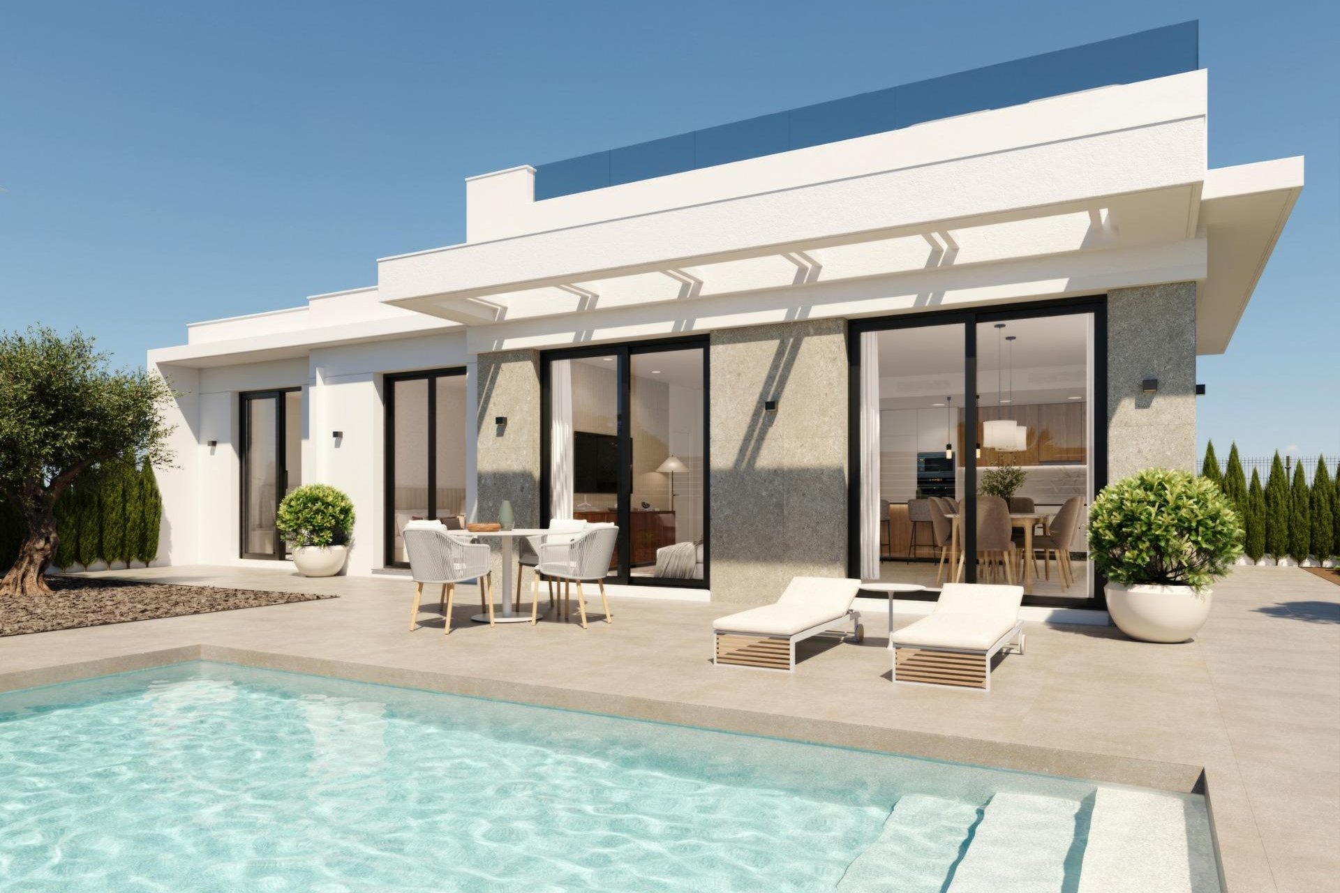 Nouvelle construction - Villa - Fuente Álamo - Hacienda Del Álamo Golf