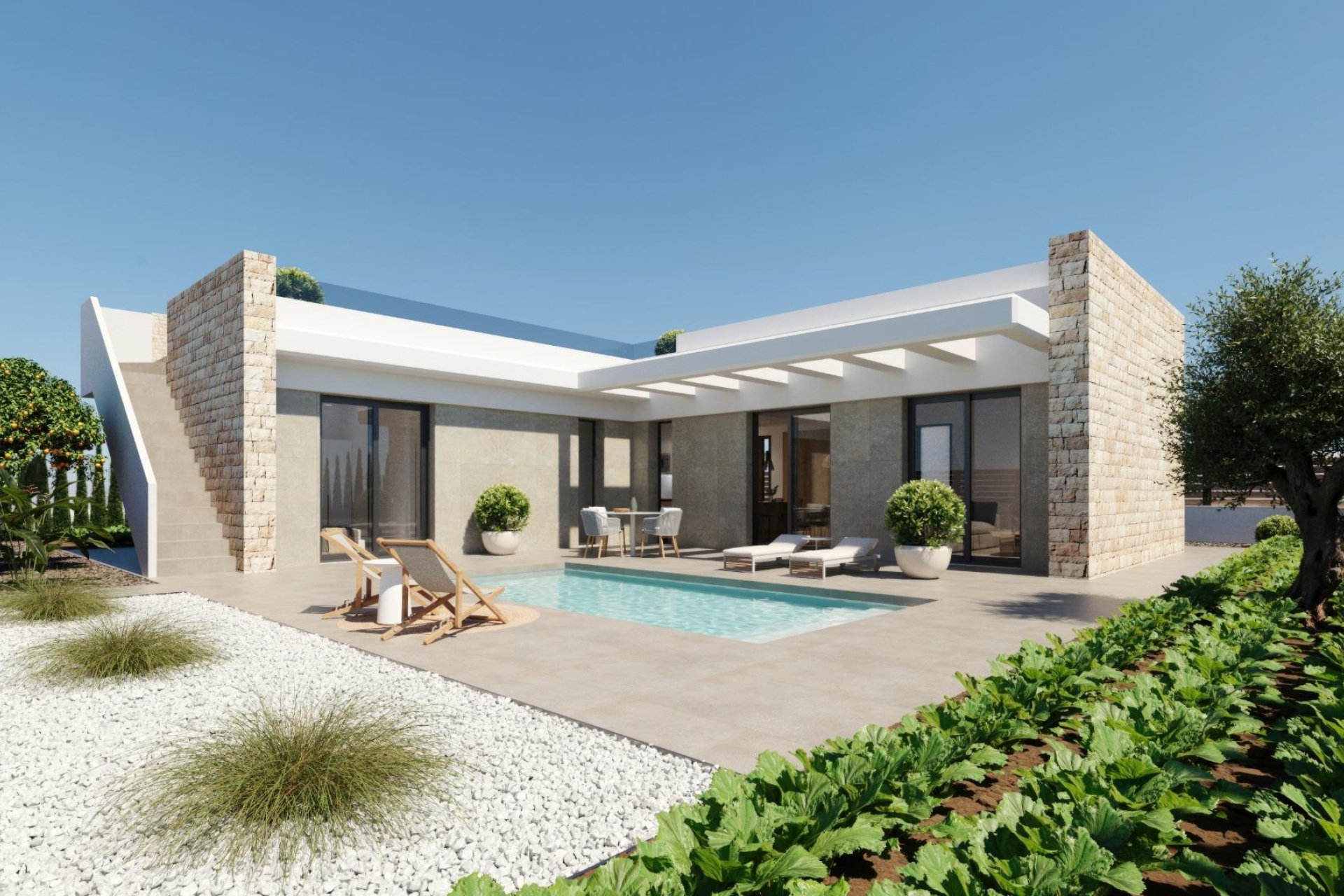 Nouvelle construction - Villa - Fuente Álamo - Hacienda del Alamo