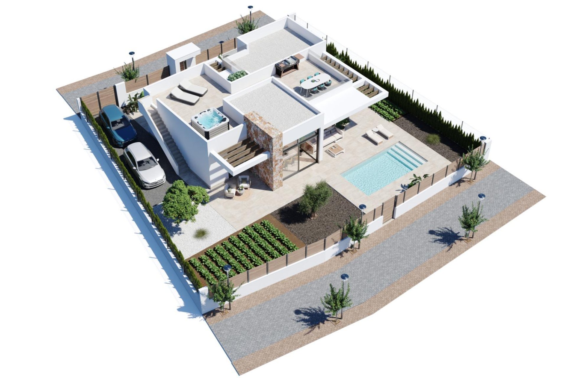 Nouvelle construction - Villa - Fuente Álamo - Hacienda del Alamo