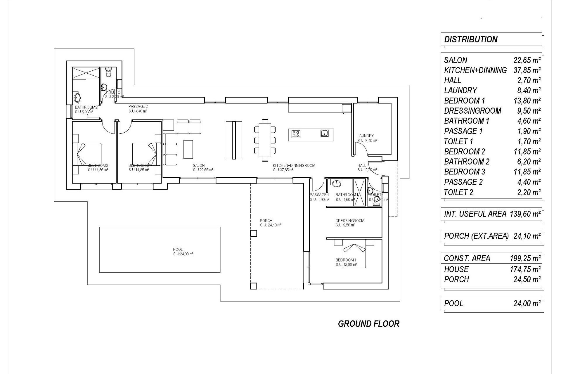 Nouvelle construction - Villa - Pinoso - Lel