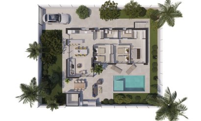 Nieuwbouw Woningen - Villa - Polop - Alberca