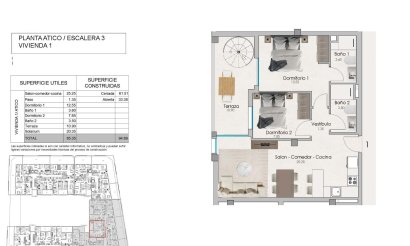 New Build - Penthouse - Santa Pola - Estacion de autobuses