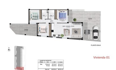 Nieuwbouw Woningen - Bungalow - Pilar de la Horadada - pueblo