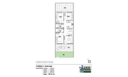 Nieuwbouw Woningen - Bungalow - Pilar de la Horadada - Parque Ramon eugenio Escudero