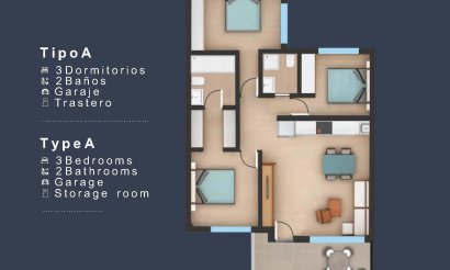 Nieuwbouw Woningen - Bungalow - San Pedro del Pinatar - Los Pinos