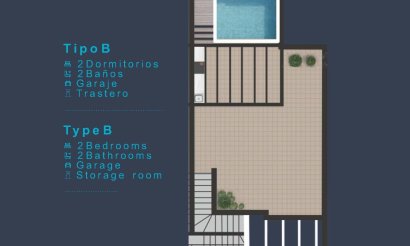Nieuwbouw Woningen - Bungalow - San Pedro del Pinatar - Los Pinos