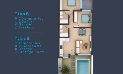 Nieuwbouw Woningen - Bungalow - San Pedro del Pinatar - Los Pinos