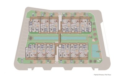 Nieuwbouw Woningen - Bungalow - Pilar de la Horadada - pueblo