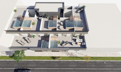 Nieuwbouw Woningen - Penthouse - Pilar de la Horadada - pueblo