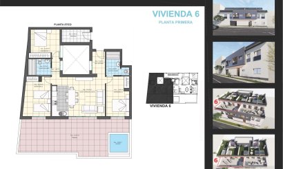 Nieuwbouw Woningen - Penthouse - Pilar de la Horadada - pueblo