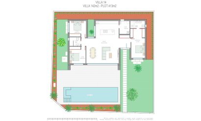 Nieuwbouw Woningen - Villa - San Javier - Parque del doce