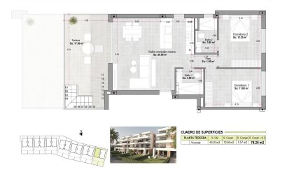 Nouvelle construction - Attique - Alhama De Murcia - Condado De Alhama