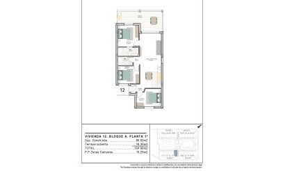 Nouvelle construction - Apartment - Torre Pacheco - San Cayetano