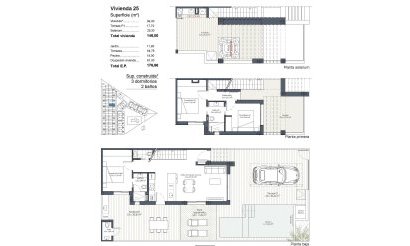 Nouvelle construction - Quad House - Los Alcazares - Serena Golf
