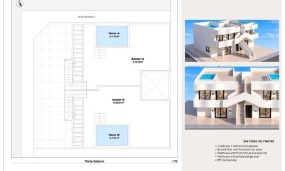 Nieuwbouw Woningen - Bungalow - San Pedro del Pinatar - Los Peñascos